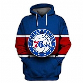 76ers Blue All Stitched Hooded Sweatshirt,baseball caps,new era cap wholesale,wholesale hats